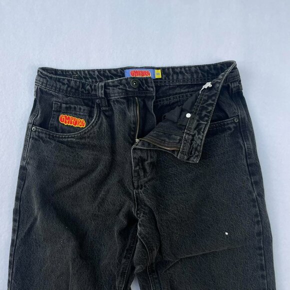 Vintage FLAWED Empyre Black Baggy Oversized Skater Jeans Size 30 y2k 90s - Picture 3 of 8